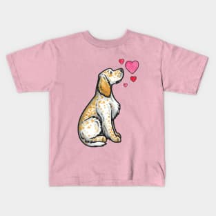 English Setter love Kids T-Shirt